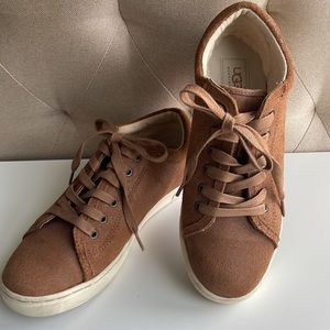 Ugg Australia Chestnut Suede Lace Up Sneakers